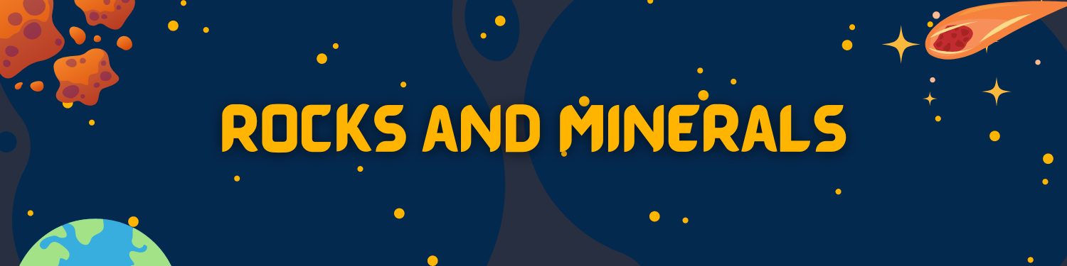 Unit 6: Rocks and Minerals Banner